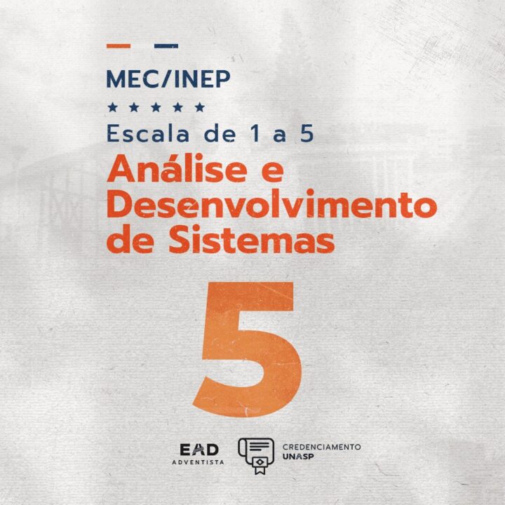Curso de Análise e Desenvolvimento de Sistemas da EAD recebe nota ...